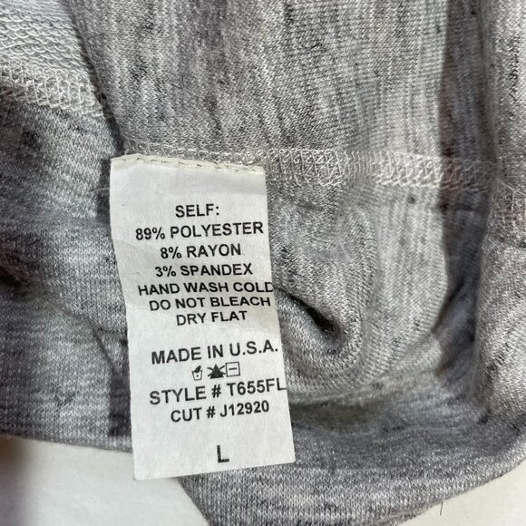 Inoah Winery Graphic Round Neck Jersey Tunic Elbow Sleeves Size L - Picture 13 of 13